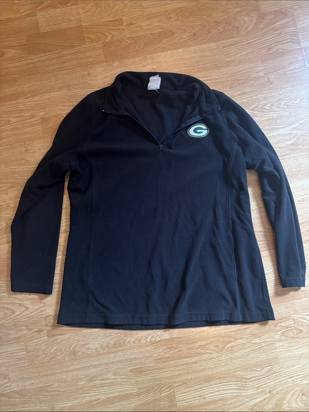 NFL Black Pullover Sweatshirt with Green & Gold Logo